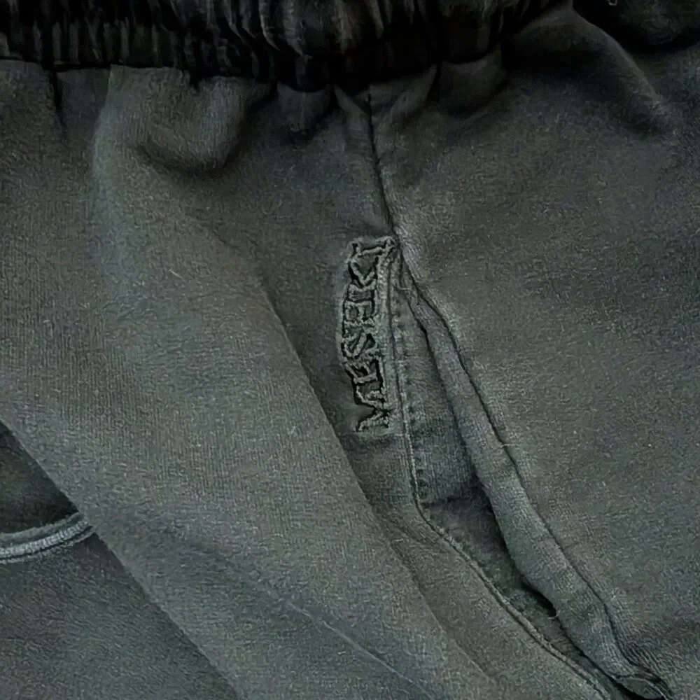 Meshki Jogger Sweatpants Women's Size M Black Cotton Drawstring Waist Pockets